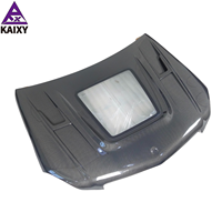 Capot en fibre de carbone de style transparent pour capot de moteur de voiture Mercedes Benz W204 C63 AMG