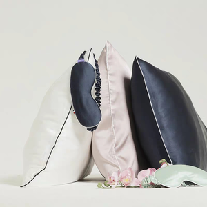 Luxe 100% soie taie d'oreiller XuZhou aigle <span class=keywords><strong>doré</strong></span> soie Textile de maison usine imprimé Polyester soie taie d'oreiller boîte-cadeau hôtels - Product Image 2