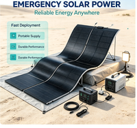 Panneaux solaires flexibles 430W haute efficacité 19,8-22,5% Dimensions personnalisables Système de nettoyage automatique pour bateau, camping-car, camping