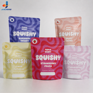 Sacs refermables personnalisés en Mylar avec fermeture éclair pour bonbons, gommes, biscuits, snacks et emballages alimentaires avec logo - Product Image 3