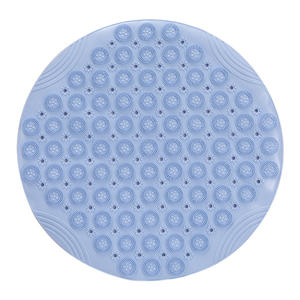 Tapis antidérapant pour salle de bain, tapis de douche rond, imperméable, antidérapant, pour toilettes et porte, design minimaliste - Product Image 4