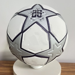 Ballon de football thermocollé souvenir 25e anniversaire, taille 4/5, qualité <span class=keywords><strong>match</strong></span> professionnel, PU, couleur et logo personnalisables, promotionnel - Product Image 4