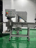 Ligne de production automatique de galettes de viande en acier inoxydable 304, machine de formage, d'enrobage et de panification pour galettes de burger et nuggets