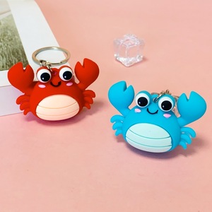 Porte-clés 3D réaliste <span class=keywords><strong>Crabe</strong></span> & Homard style dessin animé - Matériau souple, accessoire tendance pour sacs et téléphones, <span class=keywords><strong>prix</strong></span> <span class=keywords><strong>de</strong></span> machine à griffes, souvenir, cadeau - Product Image 5