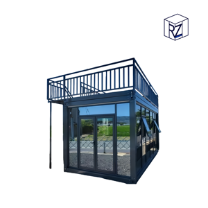 Bureau conteneur à installation <span class=keywords><strong>rapide</strong></span>, étanche, préfabriqué en acier, maison démontable, directement de l'usine Ray-Zen - Product Image 1