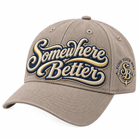 Casquettes de baseball en sergé de coton de qualité supérieure, doublées satin, avec logo brodé personnalisé, six panneaux structurés, vente en gros, commande en vrac