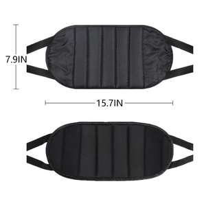 पोर्टेबल हवाई जहाज की यात्रा सामान पैर आराम झूला कार्यालय या घर उपयोग के लिए समायोज्य गोफन - Product Image 5