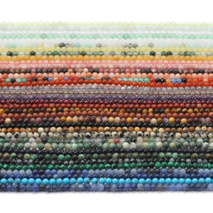 Perline Rotonde Lisce all'Ingrosso da 2MM/3MM in Agata/<span class=keywords><strong>Giada</strong></span>/Granato/Lapislazzuli per Creazione di Gioielli Fai-da-Te - Product Image 6