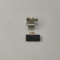 Câble coaxial RF étanche RG6 avec connecteur BNC mâle à sertir pour antenne de vidéosurveillance industrielle