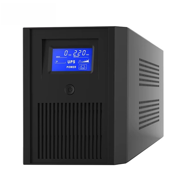 High-quality 1000VA Iron Shell UPS Backup Power Supply 110V/220V Offline Uninterruptible Power LCD Display 6ms Transfer Time