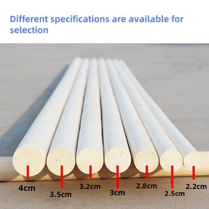 Gậy Kung <span class=keywords><strong>Fu</strong></span> nhân viên tập luyện có thể thu gọn bằng gỗ tro - Product Image 2