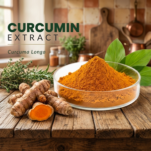Extracto de Cúrcuma en Polvo (Curcuma Longa) 95% Curcuminoides, Extracto Herbal de Grado Alimenticio, Extraído con Solvente, para Suplementos Alimenticios - Product Image 2