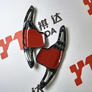 Estensione Leva del Cambio al Volante in Fibra di Carbonio Forgiata per BMW Serie 1 2 3 4 5 6 7 X1 X3 X4 X5 Nero Lucido - Product Image 5