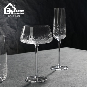 Copas de vidrio transparente resistente al calor de borosilicato de 430ML para beber vino tinto champán para reuniones de negocios regalos - Product Image 1