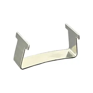 Small Sheet Metal Stamping Leaf Spring Double U Decking Clips