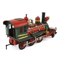 Artisanat en métal, ornement de noël, modèle de Train en fer, décoration rétro pour la maison, plateau de table, artisanat décoratif, pour la maison, 10-30CM