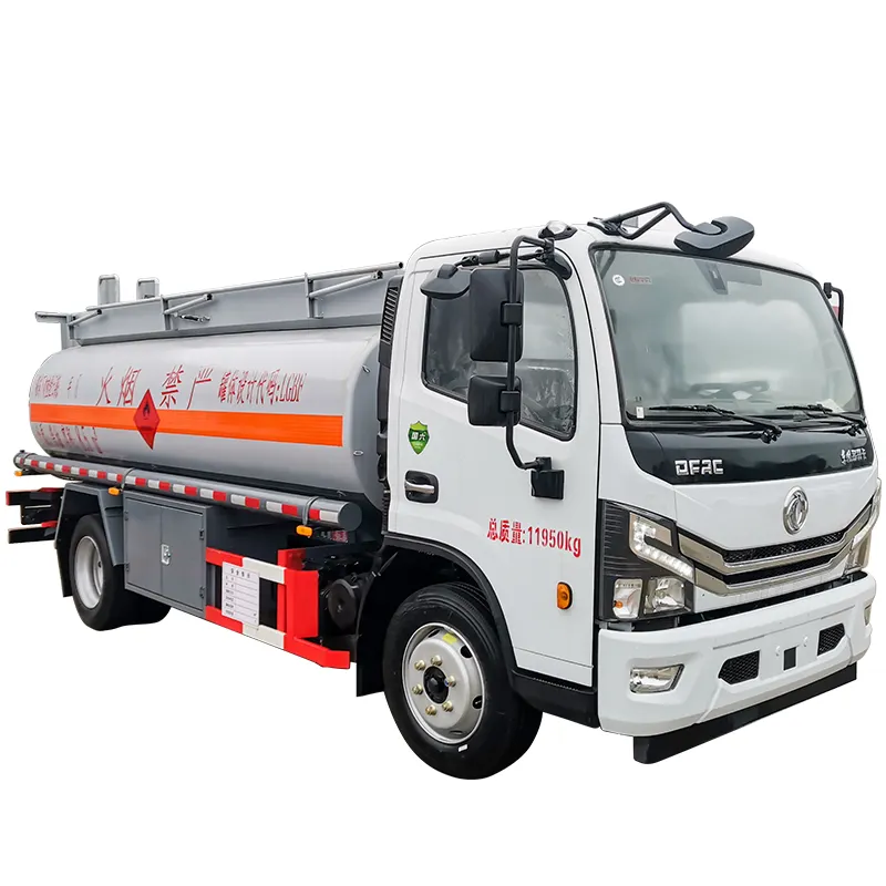 Cina mini 8000 litri carburante camion cisterna per la vendita tanque camion combustibile