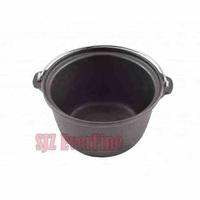 Cocotte en fonte émaillée 11L/16L, compatible gaz et induction, sans couvercle