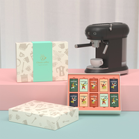 Boîte cadeau carrée rigide personnalisée avec logo couleur recyclable avec doublure de partition d'enveloppe, couvercle et base