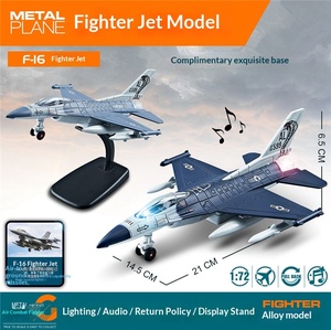 โมเดลเครื่องบินรบอัลลอยด์ขนาด 22 ซม. สเกล 1:64 รุ่น F-16 <span class=keywords><strong>Su</strong></span>-35 F-18 F35 ของเล่นควบคุมการบิน ของเล่นข้ามพรมแดน - Product Image 4