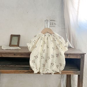 Nuovo Body per Neonati con Motivi Floreali 2026, Tutina in Cotone Stile Coreano, Abbigliamento Estivo per Neonati e Bambini, <span class=keywords><strong>Canottiere</strong></span> per Bambine - Product Image 5