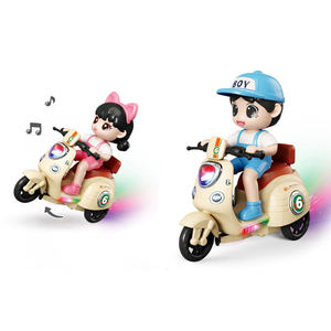 Tricycle électrique pour enfants avec roues pivotantes à 360 degrés, lumières et musique, pour garçons et filles - Product Image 1