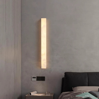 Nordique Albâtre Lampe Mur Albâtre Applique Murale Led Applique Simple Lumière De Luxe Lampe De Chevet Hôtel Applique Murale
