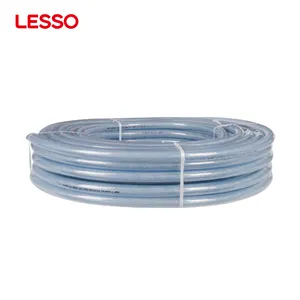 LESSO Wasser versorgungs druck beständigkeit ungiftig langlebig 20 30 40 50 100m flexibles PVC-Schlauch rohr 63mm