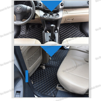 Alfombrillas de Cuero para Coche Toyota RAV4 2005 2006 2007 2008 2009 2010 2011 2012 XA30, Alfombra, Accesorios para el Suelo, Tapete para RAV4