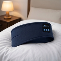 Masque de sommeil Bluetooth avec bandeau, écouteurs sans fil intégrés pour la musique avant le sommeil