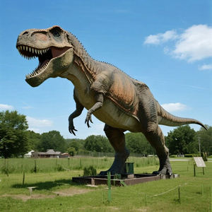 Pour <span class=keywords><strong>Jurassic</strong></span> <span class=keywords><strong>Park</strong></span> modèle Tyrannosaurus Rex animatronique d'intérieur grandeur nature pour les parcs à thème de centre commercial - Product Image 1