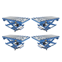 3T avec la table élévatrice hydraulique électrique industrielle de rouleaux pour l'efficacité augmentée de travail du bois