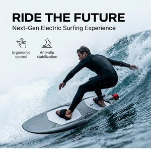 Planche de surf électrique motorisée haut de gamme FactoryDirect, propulsion à <span class=keywords><strong>jet</strong></span>, hydrodynamique, étanche, coque scintillante - Product Image 3