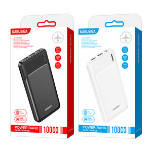 Banque d'alimentation KAKUSIGA haute capacité 10000mAh double USB, <span class=keywords><strong>chargeur</strong></span> <span class=keywords><strong>portable</strong></span> pour le camping en plein air - Product Image 6