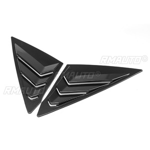 Rear Side <b>Window</b> Louvers Air Vent Scoop <b>Shades</b> Cover Trim Blinds Carbon For Honda Civic 11th Gen 2021-2022 Sedan Car Accessories - Product Image 3