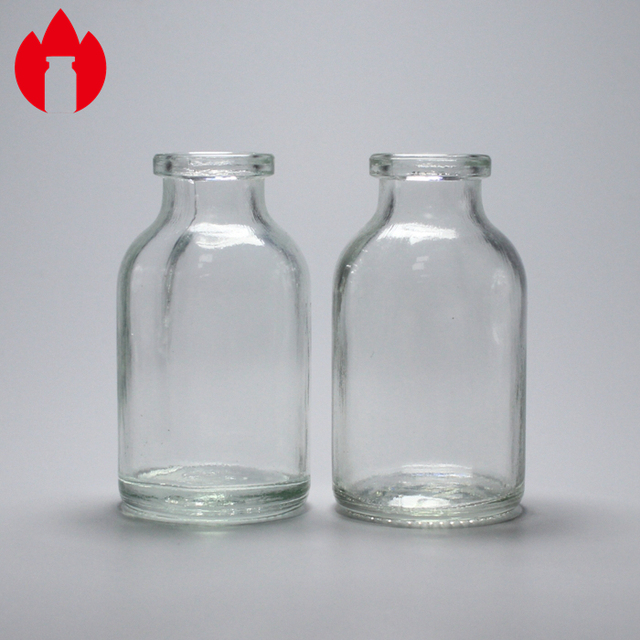 30ml Transparent Pharmaceutical Empty Small Glass Liquid Bottle Vial