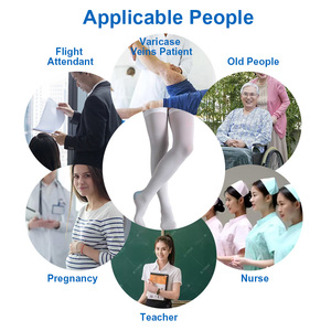 <span class=keywords><strong>Bas</strong></span> <span class=keywords><strong>de</strong></span> compression médicale <span class=keywords><strong>de</strong></span> cuisse <span class=keywords><strong>de</strong></span> haute qualité anti-thrombotique à compression progressive chaussette anti-embolie pour femmes vente en gros - Product Image 6