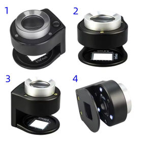 Lampe de détection portable en métal avec grossissement 30X, mesure de l'échelle, et lumières LED et UV - Product Image 5