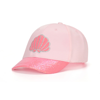 RongGuang nuevo diseño de alta calidad 6 paneles ajustable lindo parche bordado personalizado Logo sol moda niños gorras de béisbol