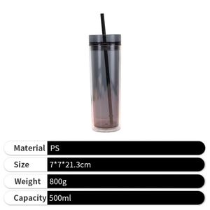 Gobelet à eau froide vert en gros en stock, gobelet sportif pour jus de citron et eau froide pour la salle de sport - Product Image 5