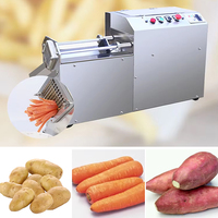 Professionele automatische wortelen aardappel groente kubus snijmachine groente wortelen aardappel snijmachine strook snijmachine