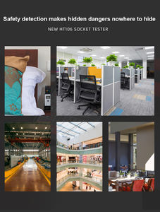 MAYILON HT106D EU Version Socket <strong>Tester</strong> LED Plug with <strong>RCD</strong> and GFCI Ground Wire Live Neutral Line test Socket <strong>Tester</strong> - Product Image 5