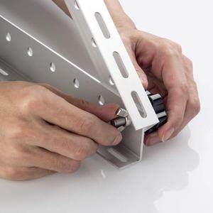 SOEASY Supports de montage inclinables en aluminium pour <span class=keywords><strong>panneaux</strong></span> <span class=keywords><strong>solaires</strong></span> triangulaires de 45 pouces, résistance au vent 60 m/s, résistance à la neige 1,4 KN / Pré-assemblage en usine - Product Image 5