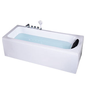 Double <span class=keywords><strong>Massage</strong></span> Surf Standalone Hotelhome <span class=keywords><strong>Couple</strong></span> Bain Salle de Bain Multifonctionnel Whirlpool <span class=keywords><strong>Spa</strong></span> Cascade Acrylique Baignoire de <span class=keywords><strong>Massage</strong></span> - Product Image 3