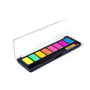 KOKOFOREST <span class=keywords><strong>Peinture</strong></span> corporelle et faciale pour enfants, soluble dans l'eau, fluorescente, sans danger pour la peau, certifiée MSDS, 8 couleurs - Product Image 5