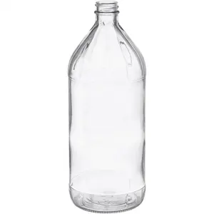 32oz Clear Glass Vinegar Bottle, 28mm 28-405