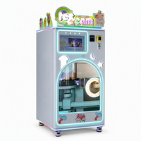 Máquina Expendedora de Helados Compacta, Mini Quiosco Automático de Helados Suaves para Tiendas de Conveniencia y Cines