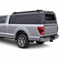 Capot rigide en alliage d'aluminium pour pick-up RAM 2500 3500 GMC Sierra HD, robuste, sans perçage, pour benne de 8 pieds, usage commercial, étanche