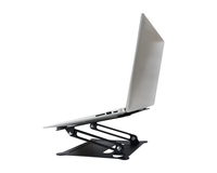 Support d'ordinateur portable réglable en aluminium, avec Base rotative à 360 °, Riser ergonomique pour le travail inverse