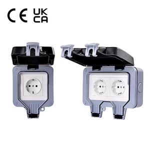 IP66 không thấm nước 16A 250V chuyển đổi ổ cắm hộp EU tiêu chuẩn ABS + PC vật liệu công nghiệp tường mở rộng ổ cắm - Product Image 1